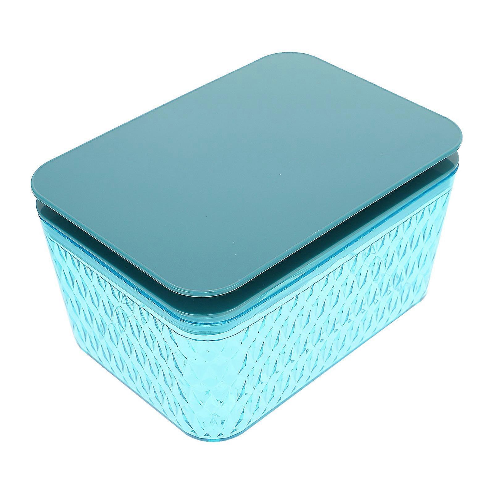 Wet Tissue Box Paper Case for Home 1Pcs Blue Storage Container