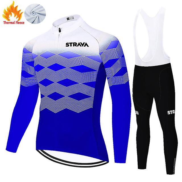 Uniforme da ciclismo invernale in pile termico, vestiti caldi da ciclismo,  pantaloni da ciclismo in gel 2022 | Fruugo CH