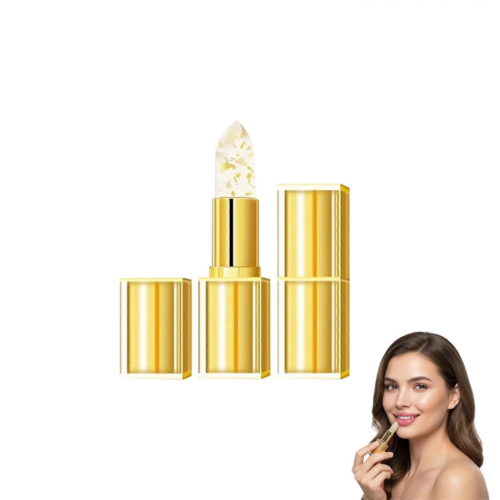 Color Changing Lipstick pHActivated Long Lasting Transferproof Moisturizing Glitter 1PCS