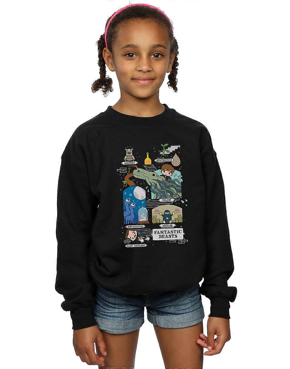 Fabeldyr jenter Chibi Newt Sweatshirt