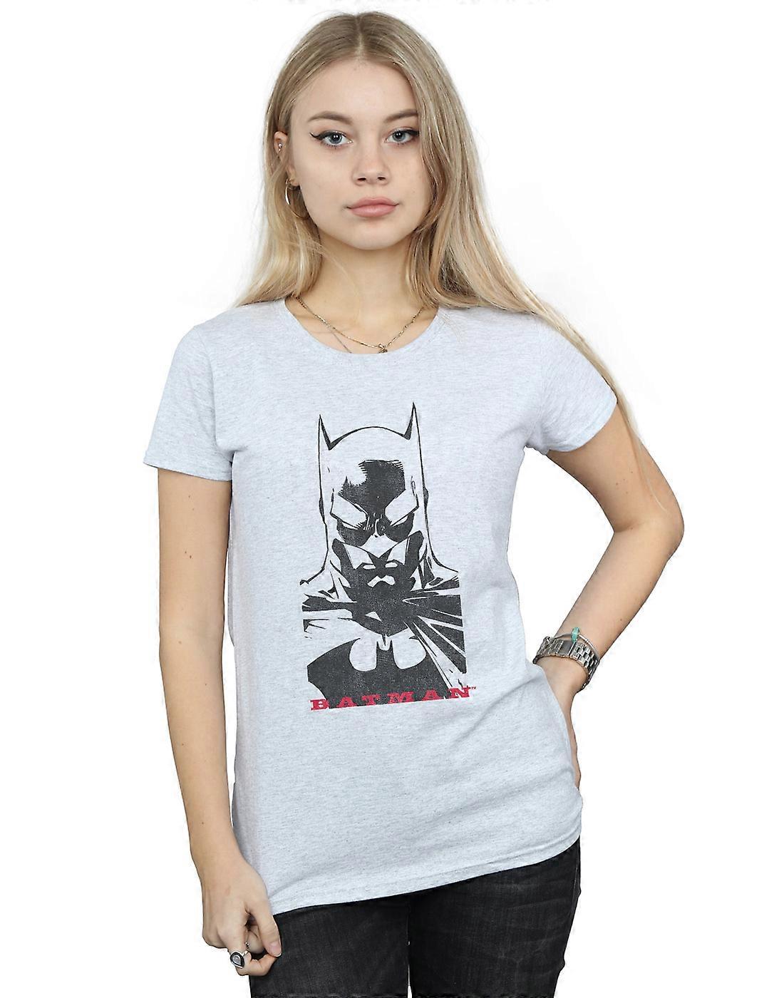 DC Comics Women's Batman Solid Stare T-Shirt