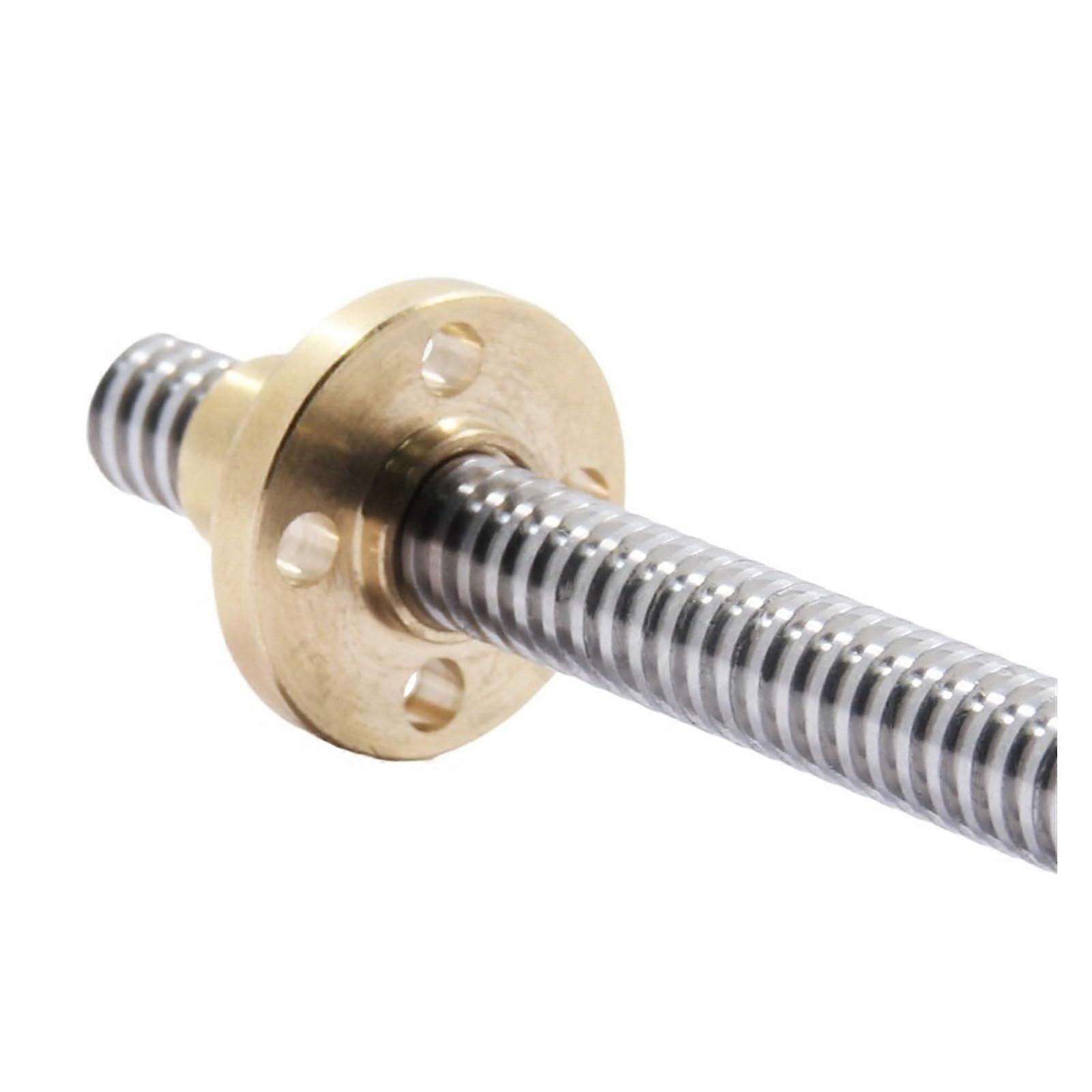 500mm Ball Screw and T8 Lead Screw with Brass Nut for 3D Printer CNC  Precision Linear Motion