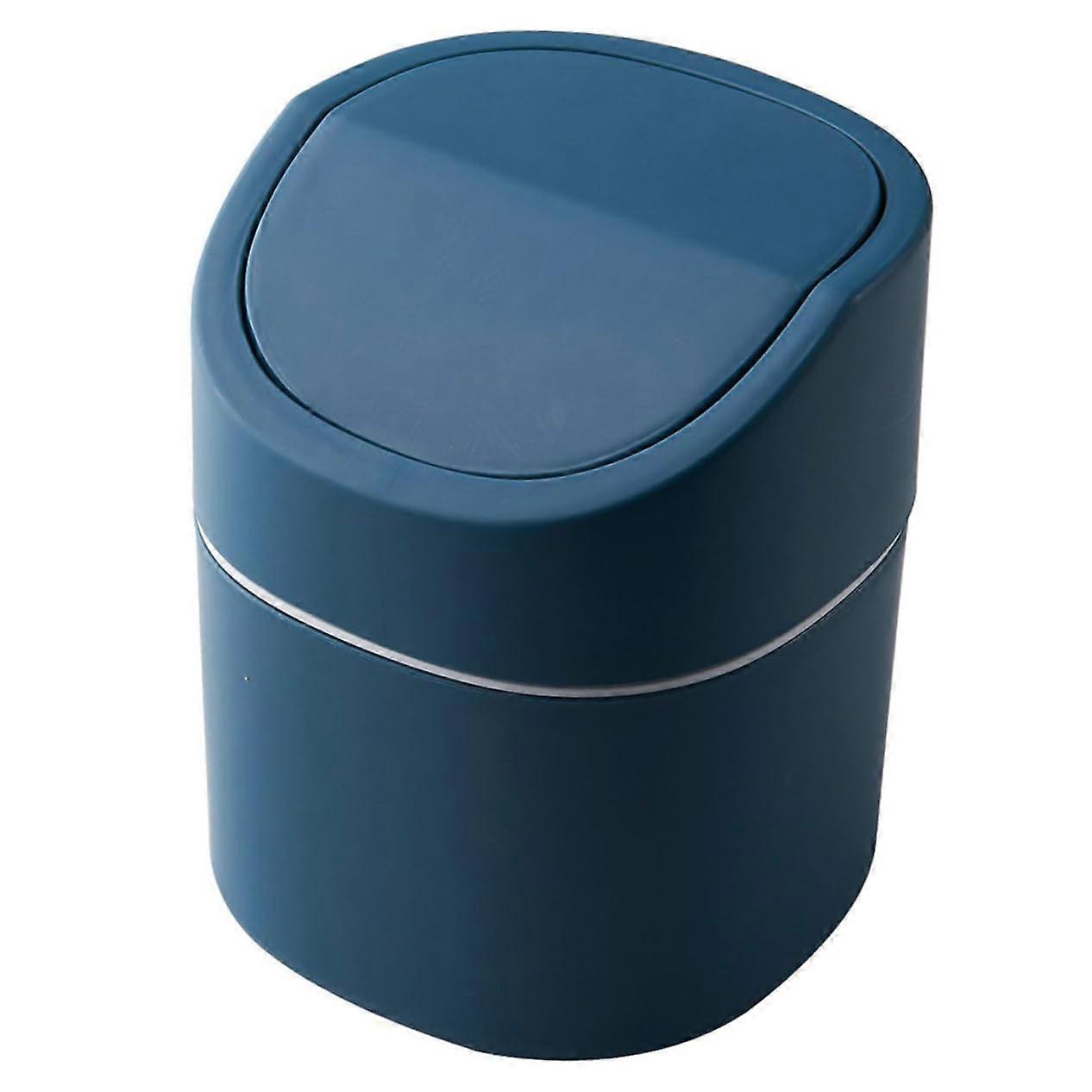Mini Desktop Trash Can with Lid, OdorReducing Countertop Bin for Kitchen, Bedroom and Office