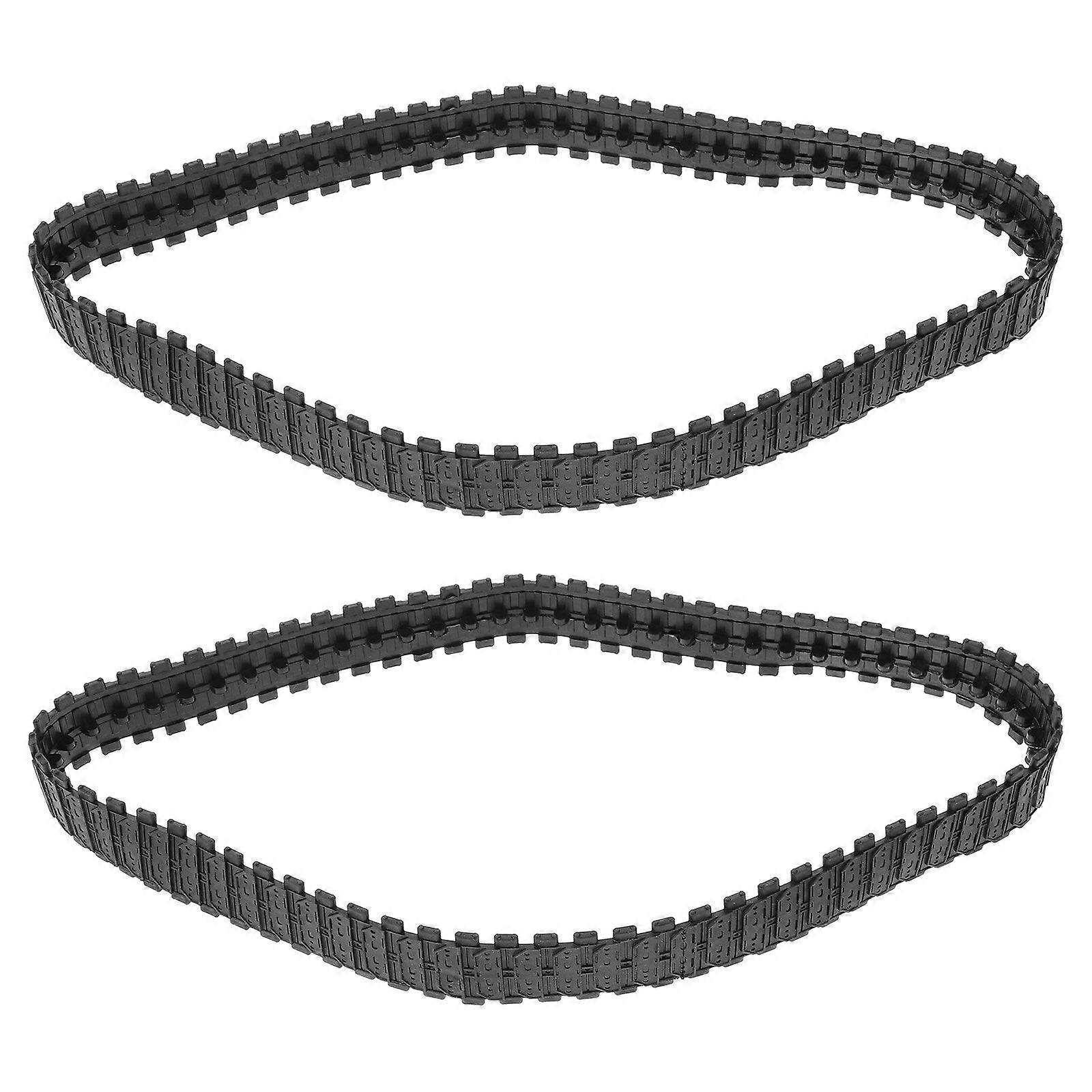 2 stk. RC-tankspor fullskala enkel installasjon tankspor kjedehjuldeler