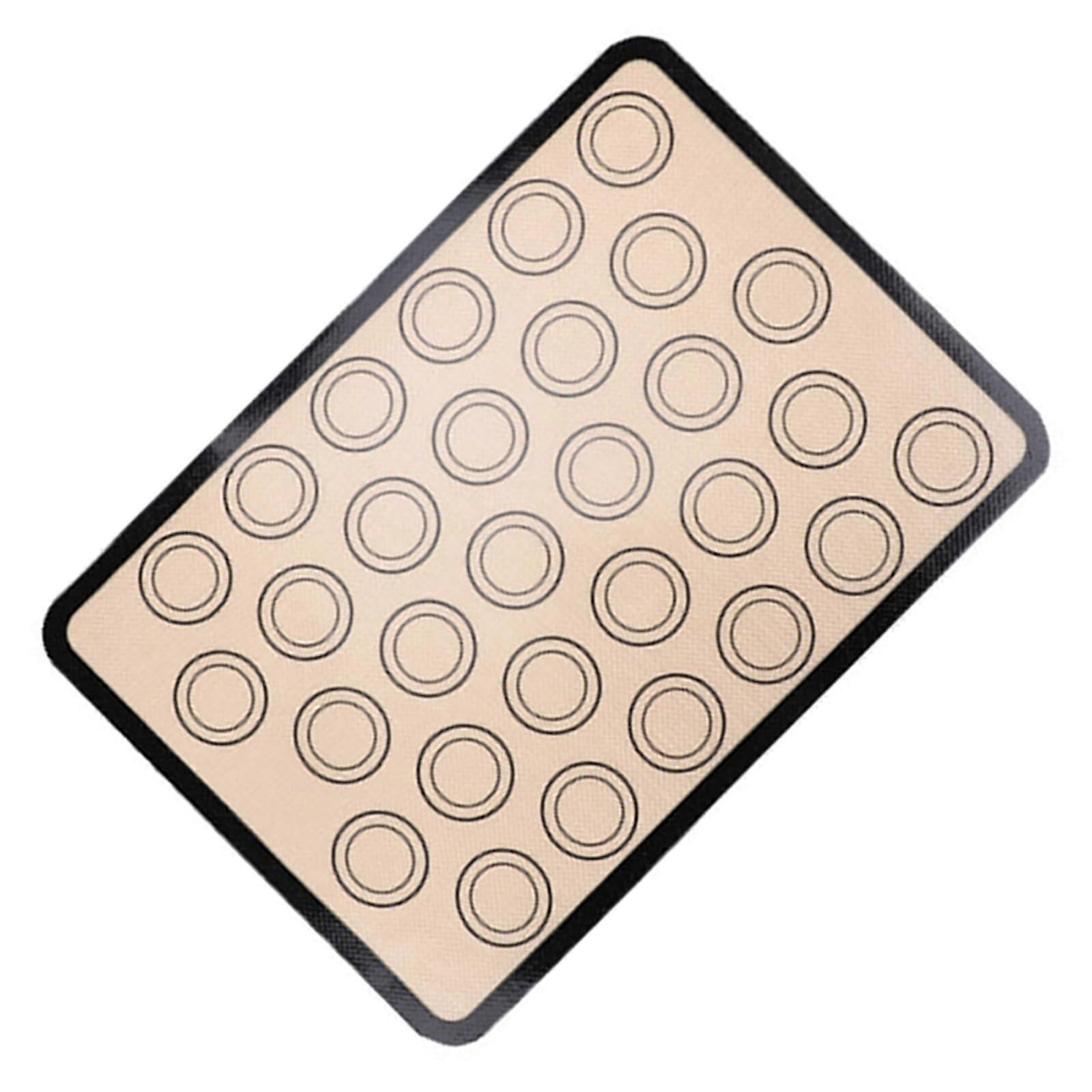 Silicone Baking Mat Nonstick Easy Clean for Cake Decorating and Bread Baking Black Durable