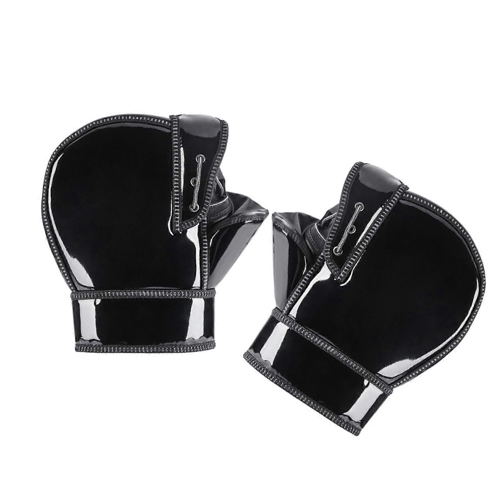 Waterproof Winter Motorcycle Handlebar Muffs with Thick Thermal Insulation and Adjustable Fit