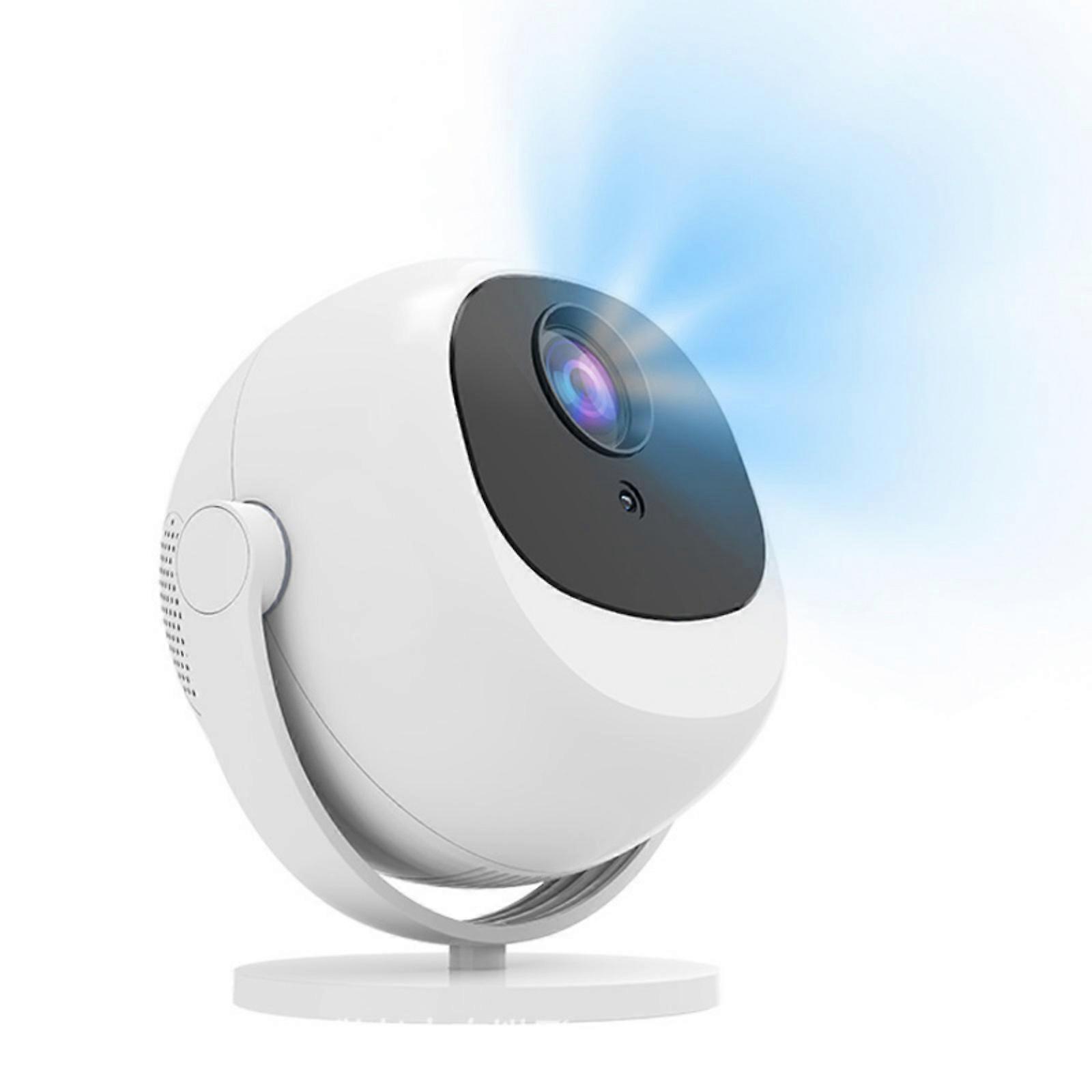 Wireless WiFi Enabled Projector for Screen Mirroring 4K Auto Focused and Flexible Mounting Option Multicolor