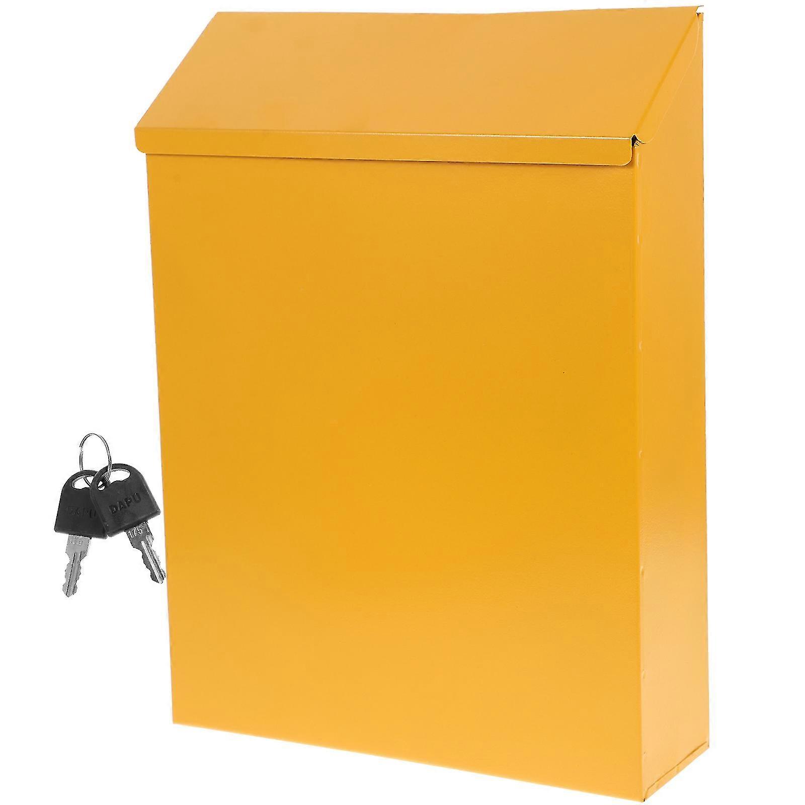 Box Iron Suggestion Box Suitable For Workplace Use Lockable 1Pack