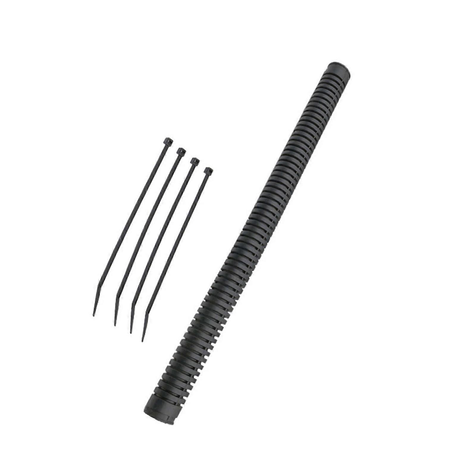 Scuba Diving Inflator Hose, Durable Flexible Rubber Corrugated Design for Efficient Airflow Adjustment