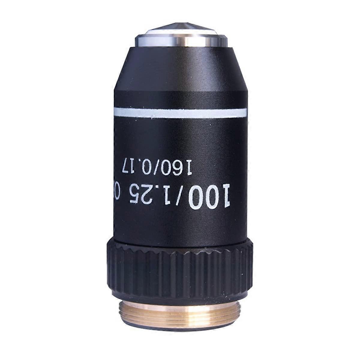 Microscope Accessories RMS Thread Objective Lens Kit 4X100X for 160mm Tube Biological Microscope