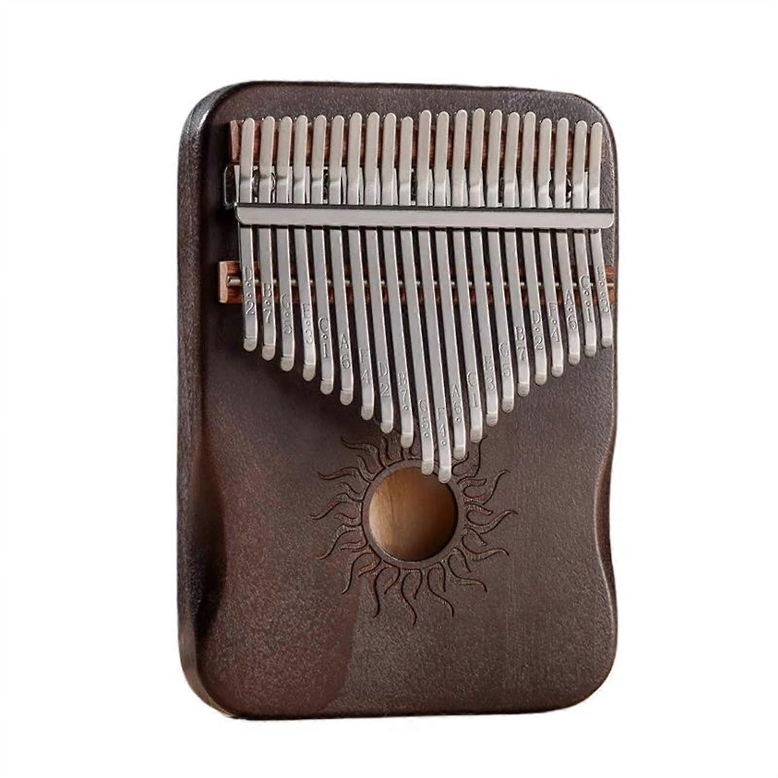 Kalimba Thumb Piano 21 Key Solid Maple Wood Beginner Instrument with Clear Balanced Sound