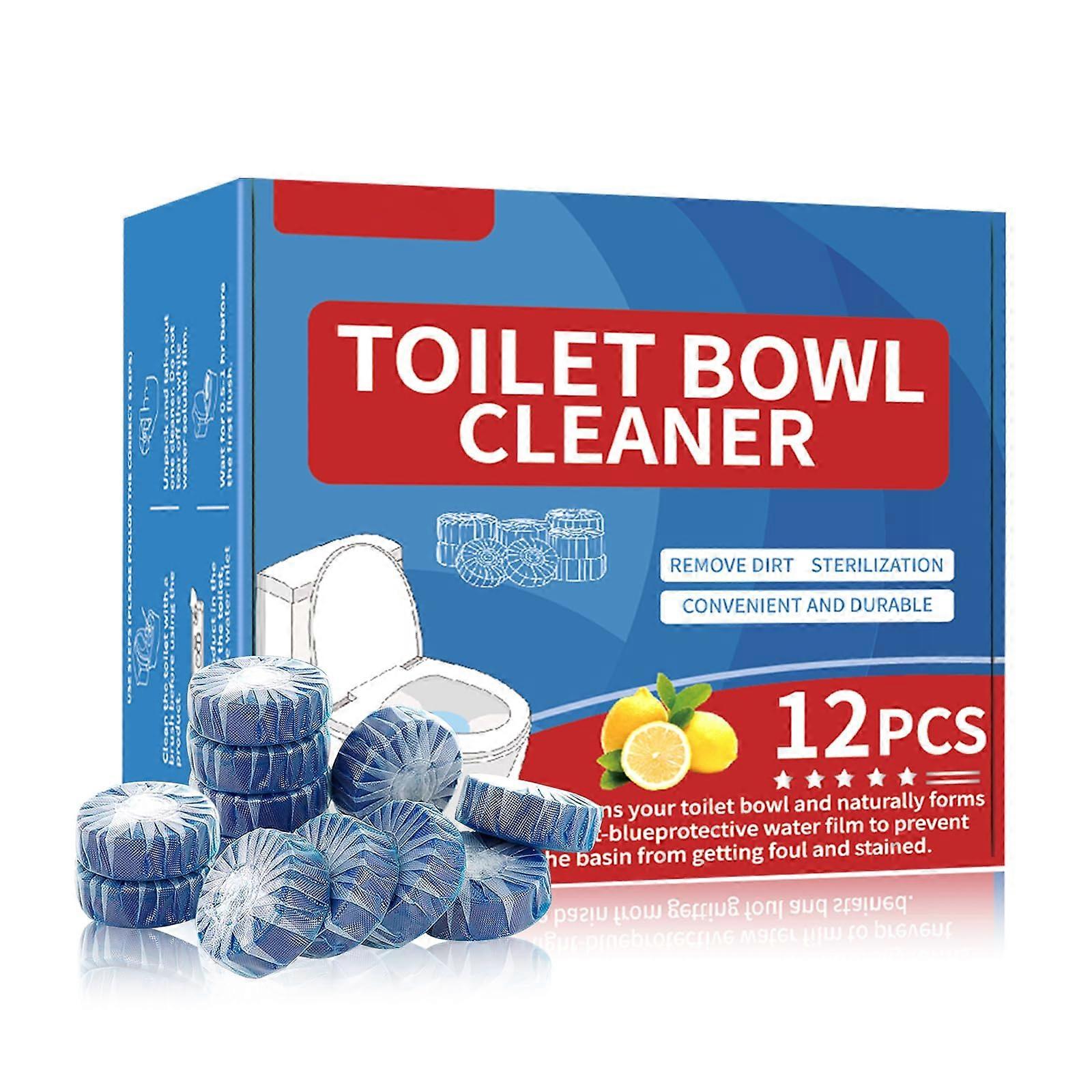 Toilet Cleaning Tablets FastDissolving Formula LongLasting Freshness Septic Safe 12 Count