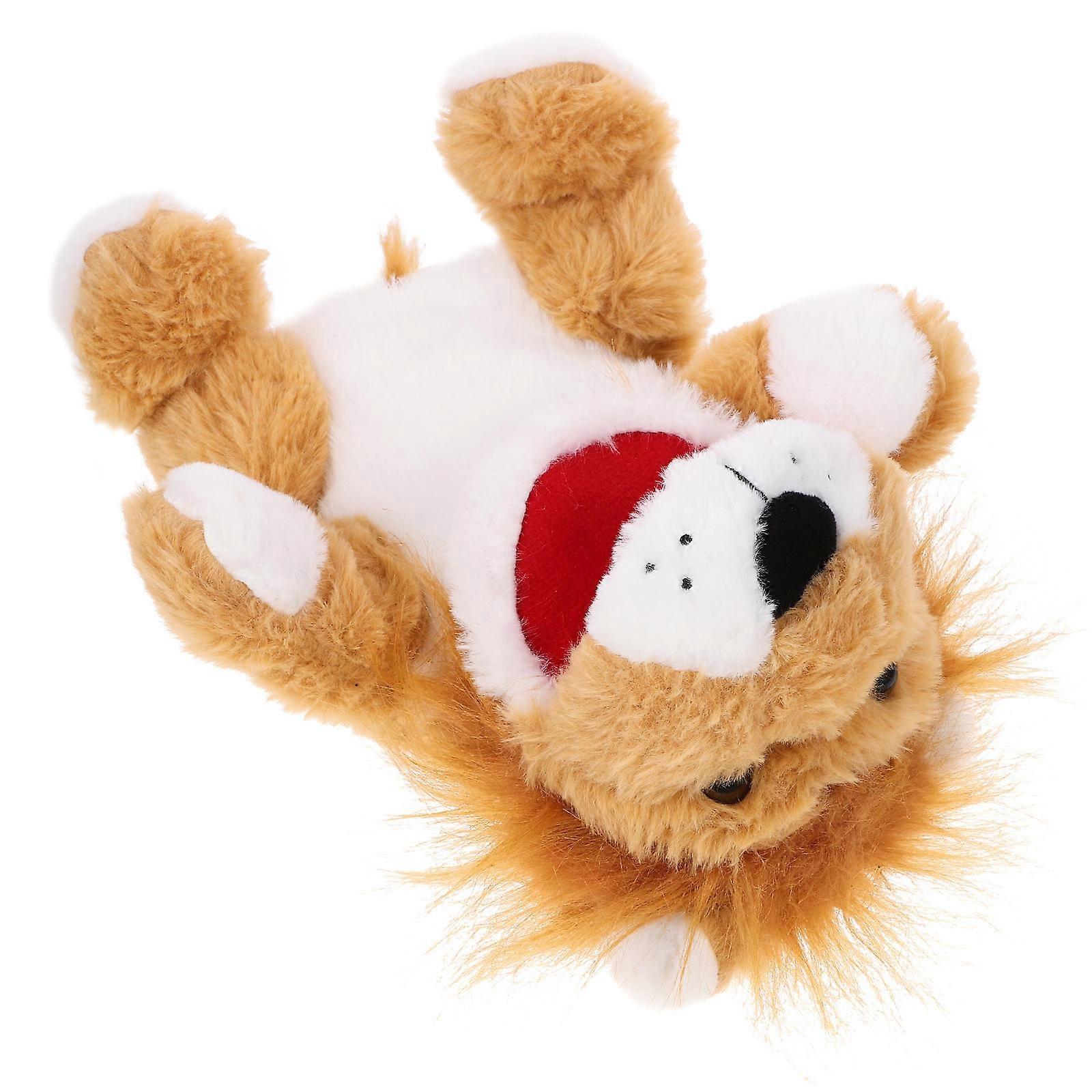 Lion Hand Puppet Plush Animal Toy for Interactive Play Assorted Color