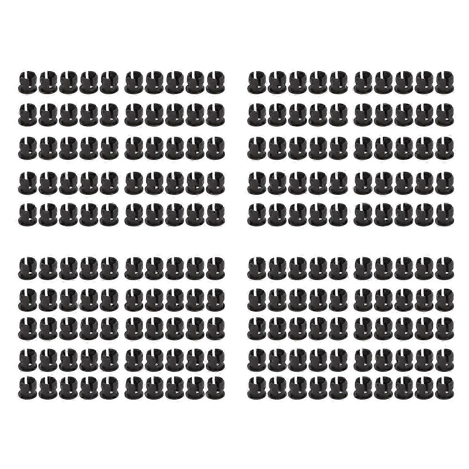 200pcs 5mm LED Holders Black Plastic LED Fixing Clips