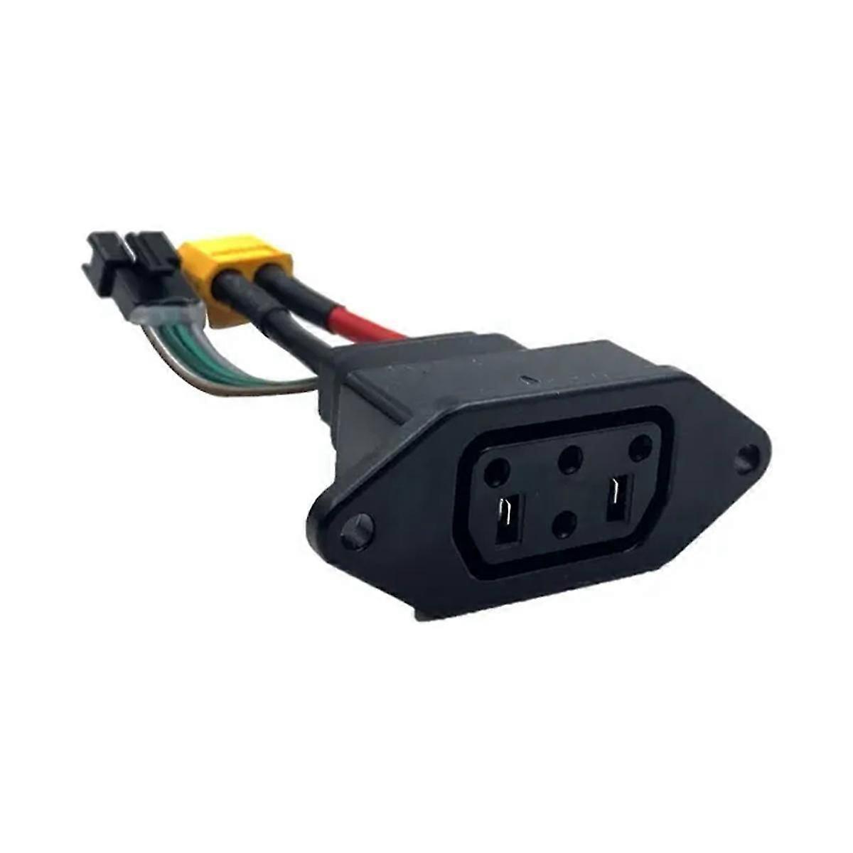 For Super Soco Lithium Battery Charger Socket Line Square Needle