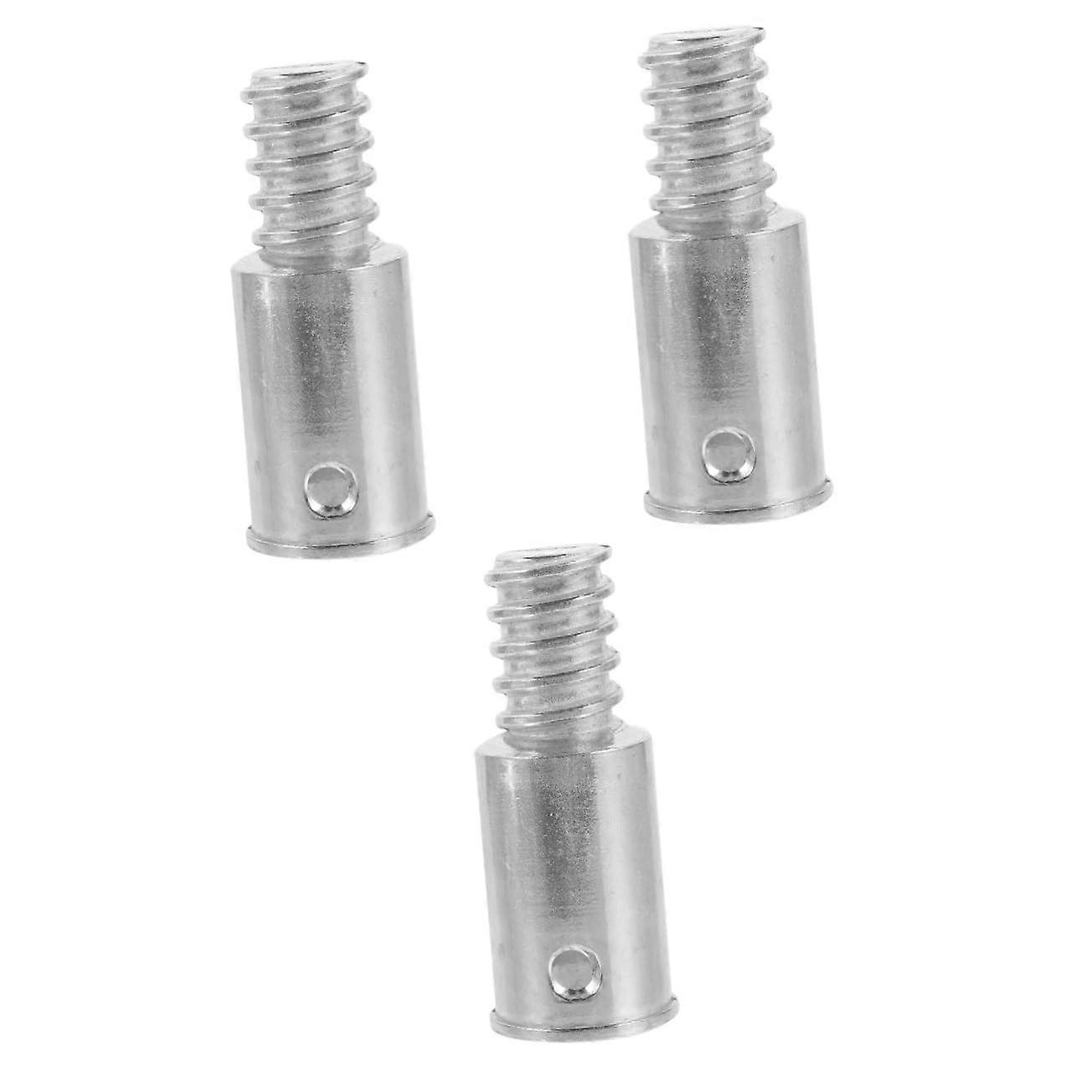 3pcs Broom Mop Handle Adapter Set, Universal Threaded Pole Connector for Quick Secure Fit