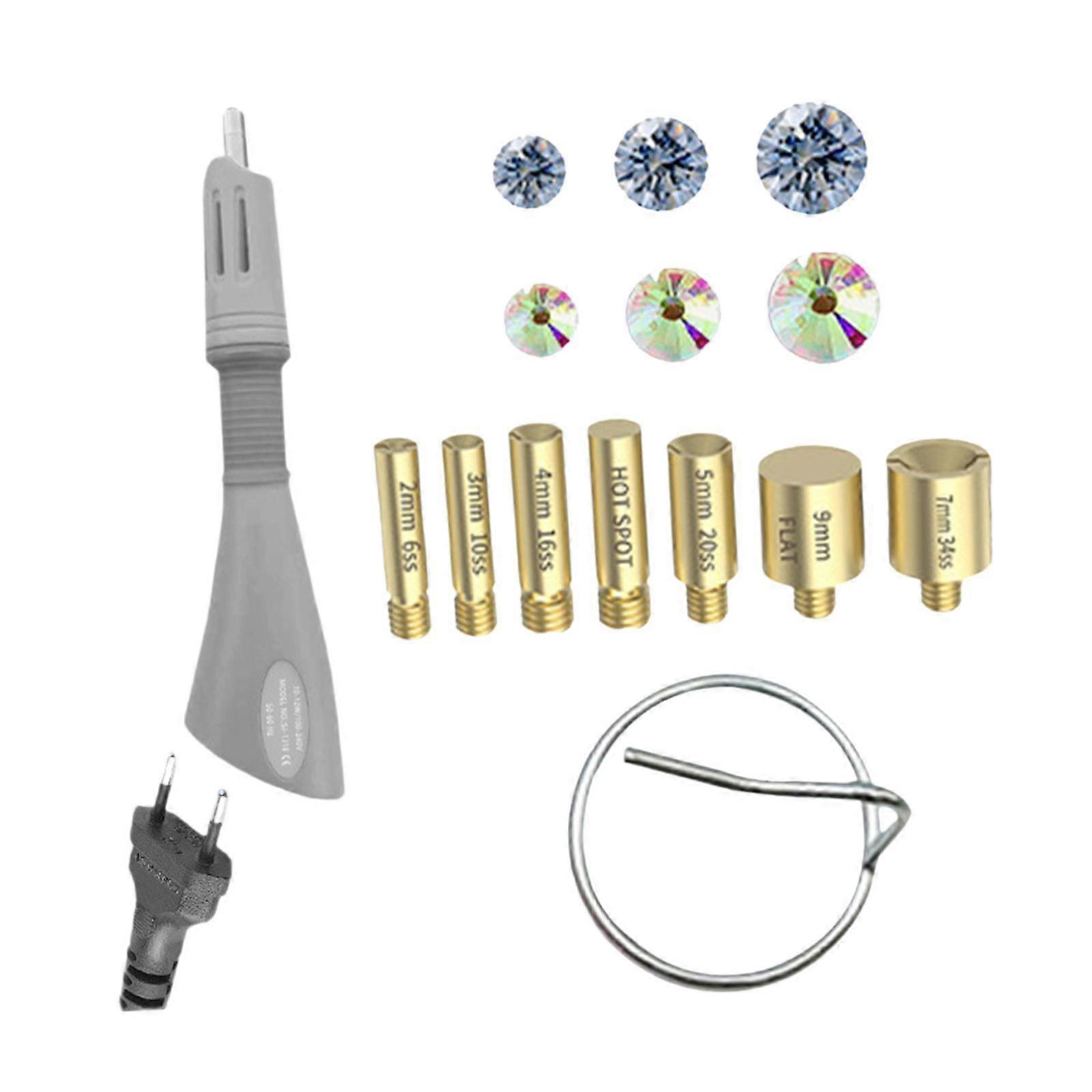 Hot Fixed GEM Craft Applicator with 7 Tips for Card Making Clothes Embossing