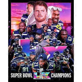2025 Seattle Seahawks SUPER BOWL LX Champions Sam Darnold NFL Puzzlespiel für Erwachsene und Kinder S1519