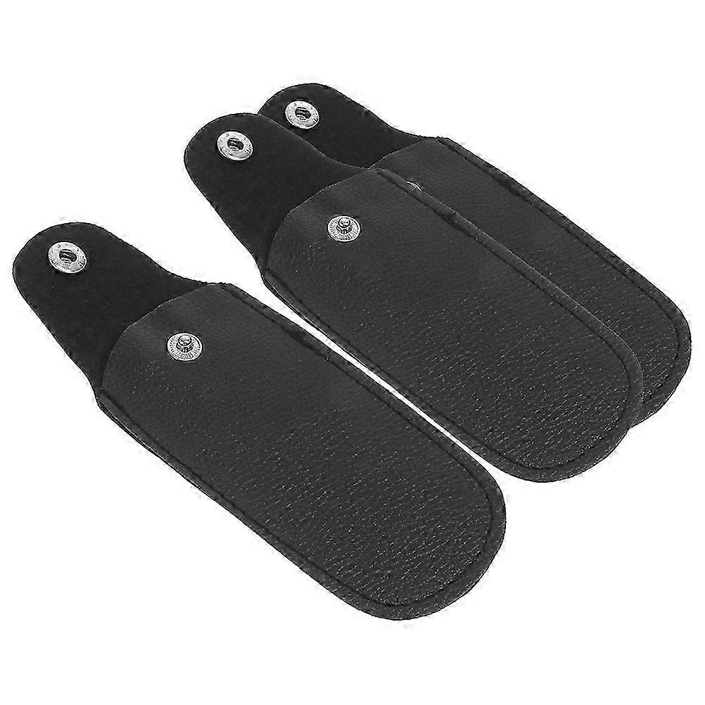 Black Harmonica Pouch Durable Case for 3Pcs 10-Hole Harmonicas Storage