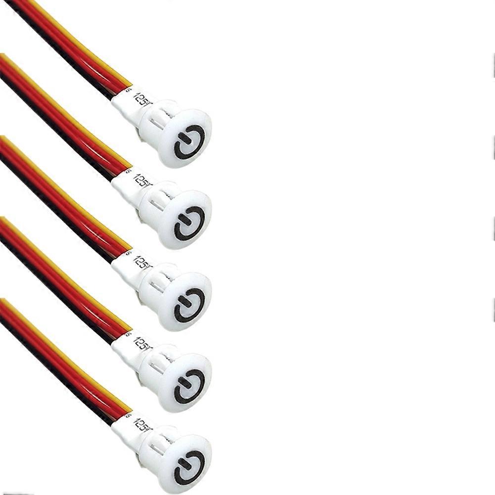 5Pcs Dimmable Touch Sensor Button Smart Home Switch Controller for DC3.7-24V Closet Corridor LED Strip Light Switch 10T