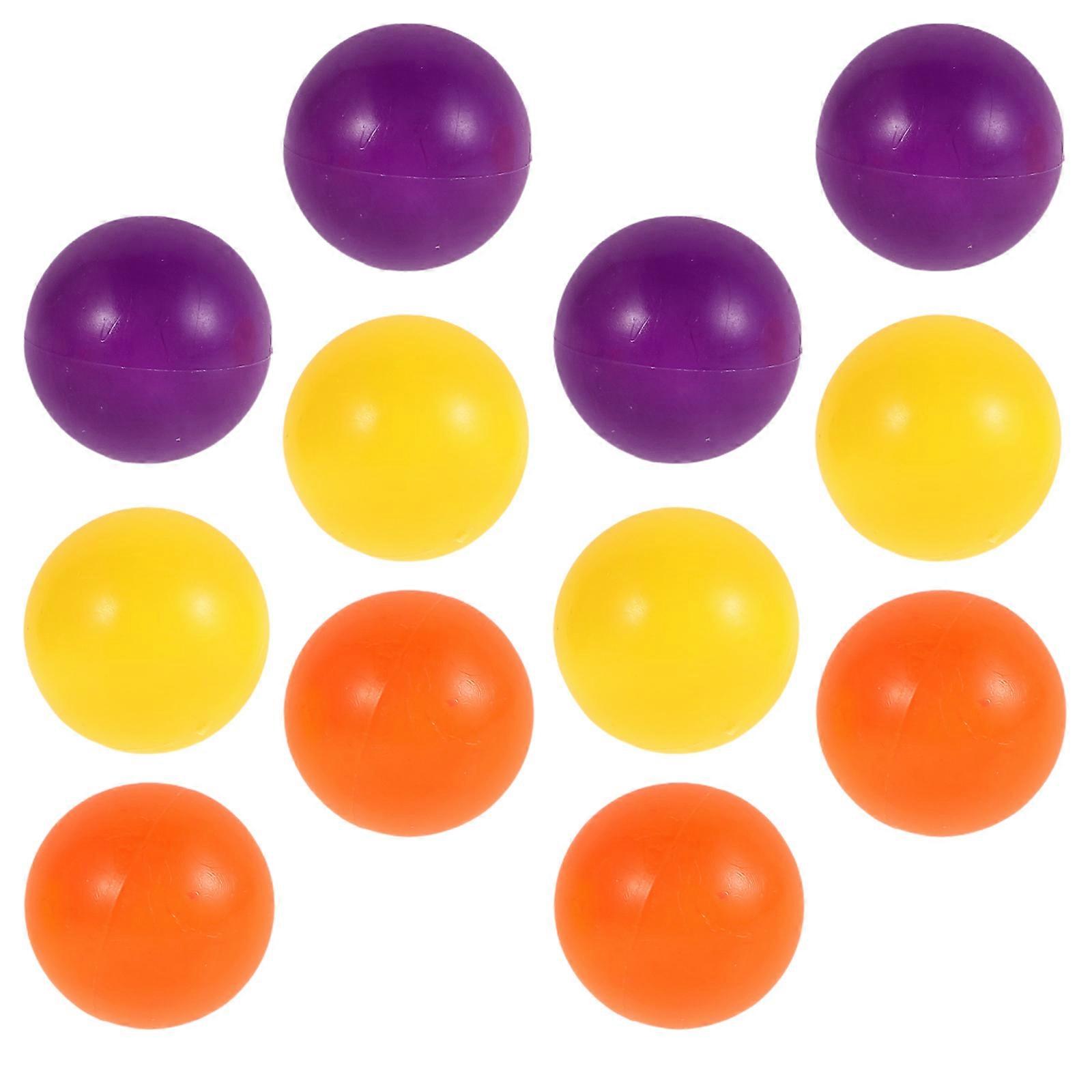Plastic Replacement Balls for Games 24Pcs Solid Color Marbles Assorted