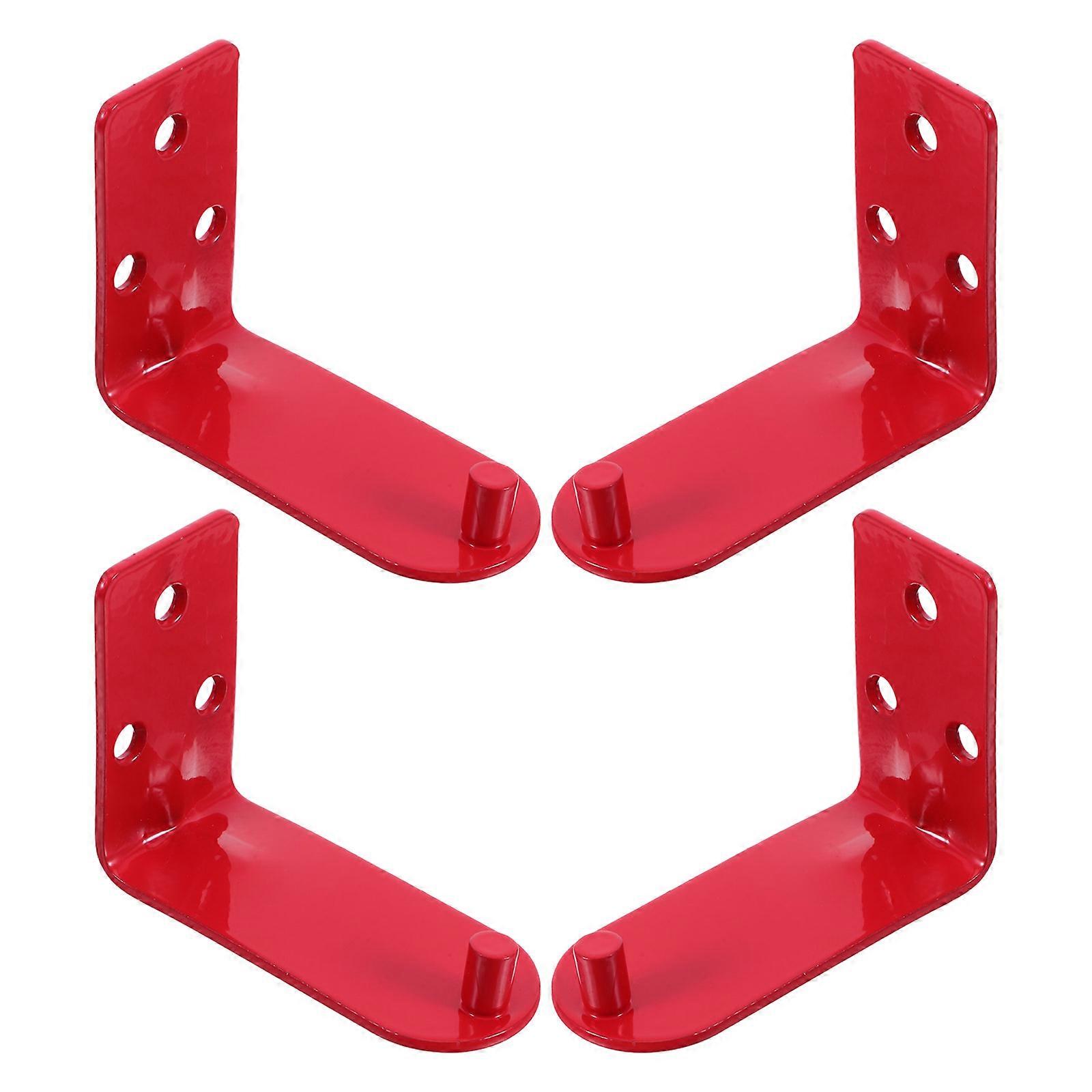 Extinguisher Bracket Wall Mount for 4Sets Universal Fire Safety Holders