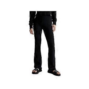 Legging Calvin Klein Evase Jersey Milano Femme Noir