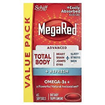 Schiff, MegaRed®, Advanced Total Body + Refresh,  65 Softgels