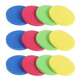 Foam Launcher Discs 4 Pack – Replacement Flying Chips compatible withOutdoor & Indoor Play – Enhances Accuracy, Coordination & Skill Development