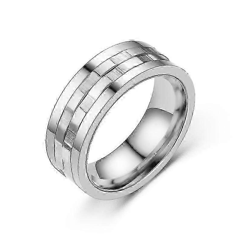 Rustfrit stål mænds ring drejelig ring