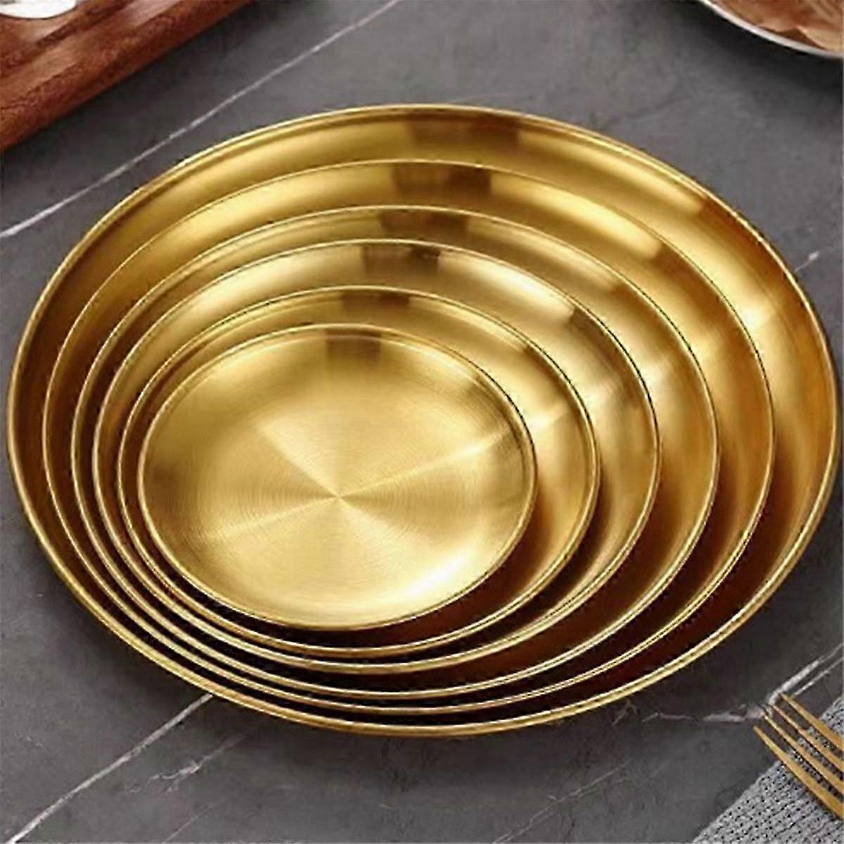 Camping Dishes Rust-Proof Stackable Food Serving Plate 23cm