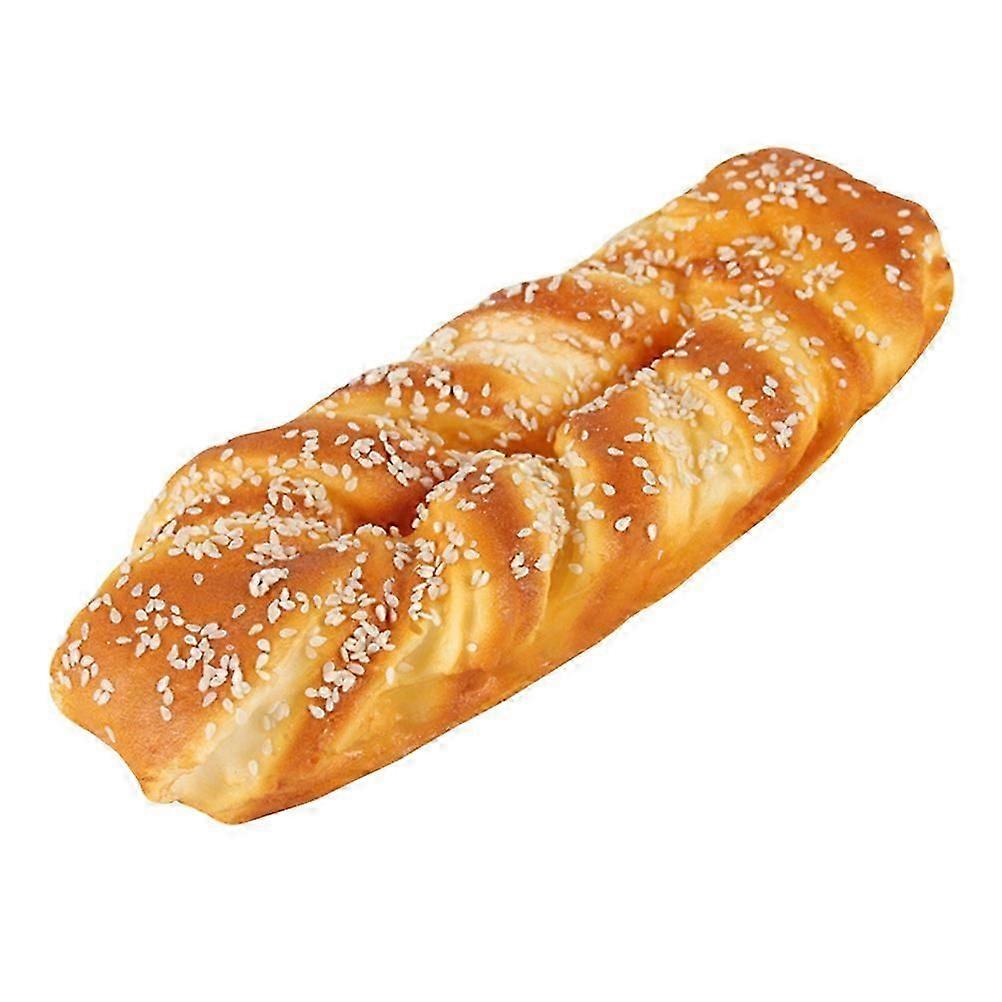 Artificial Bread Model PU Decoration for Home Use Realistic Orange Bread