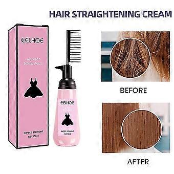 Haar stijlcrème met kam, stijlcrème voor glad en voedend haar voor droog haar