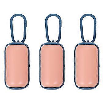 Dog 3Pcs Pouch with 45Pcs Bags for Outdoor Activities Compact Shape Featuring Portable