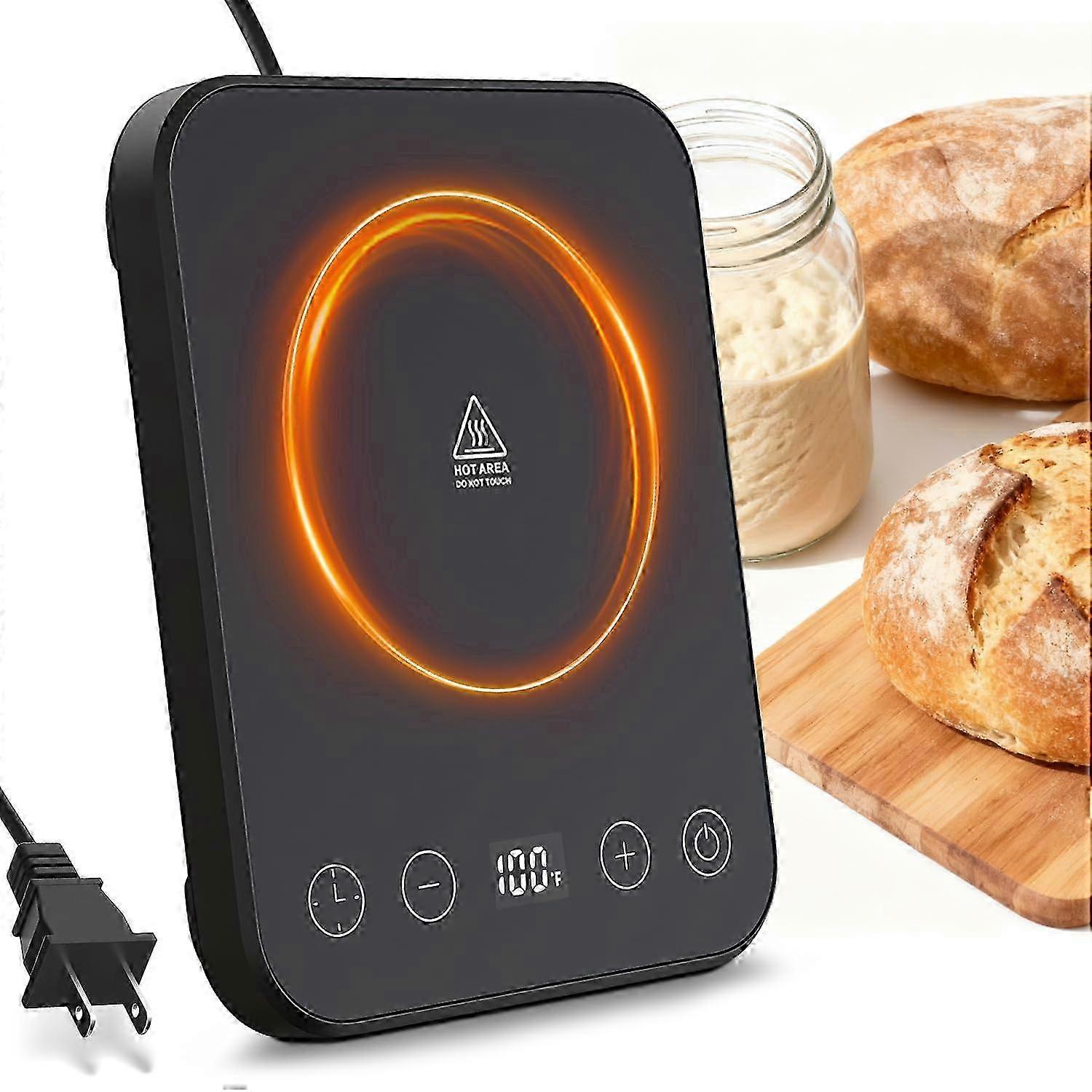 Adjustable Sourdough Starter Warmer Mat with Timer, Precise Temp Control 70100F for Bread Proofing