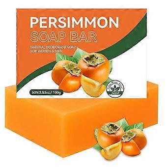 Persimmon zeep voor mannen en vrouwen, deodorant, Persimmon deodorant, lichaamszeep voor ouderen, verwijdert nare lichaamsgeuren