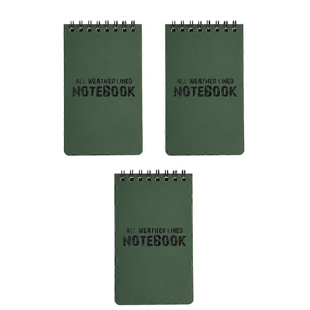 Outdoor Waterproof Notepad for Writing 3Pcs Creative Memo Pads