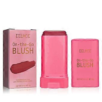 Blush Stick, Brightening Primer Solid Contouring Natural Nude Make-up Waterdichte Lichtgewicht Multifunctionele Blush Stick