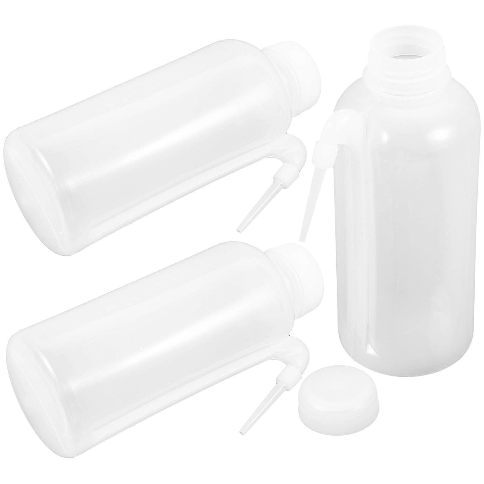3st tomma tvättflaskor påfyllningsbara vattensprutflaskor dropptvättflaskor plastflaskor 500ml