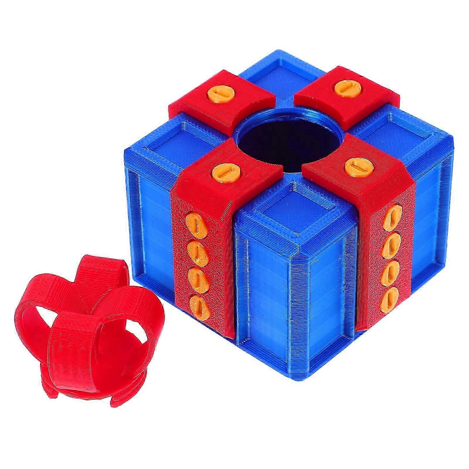 Plastic Gift Box Shape Model Decor for 1Set Tabletop Fun 26-27