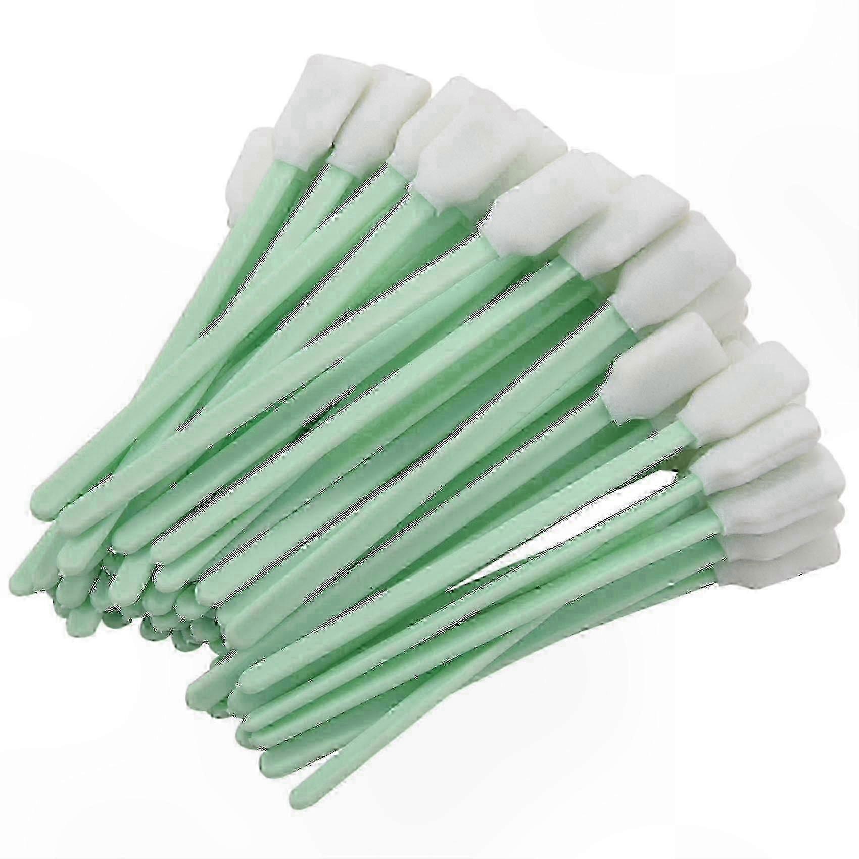100pcs Large Format Solvent Printer Cleaning Swabs, Sponge Sticks for Printhead Maintenance