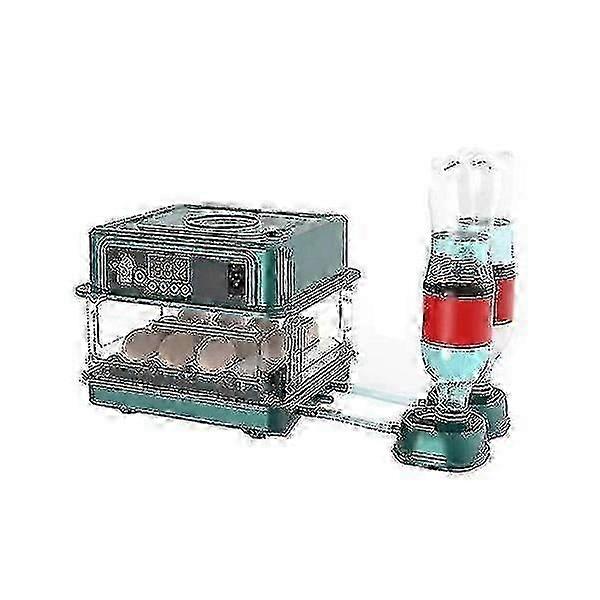 9 Eggs Automatic Incubator with Digital Display & Auto Turning, Temperature Control for Poultry Hatching