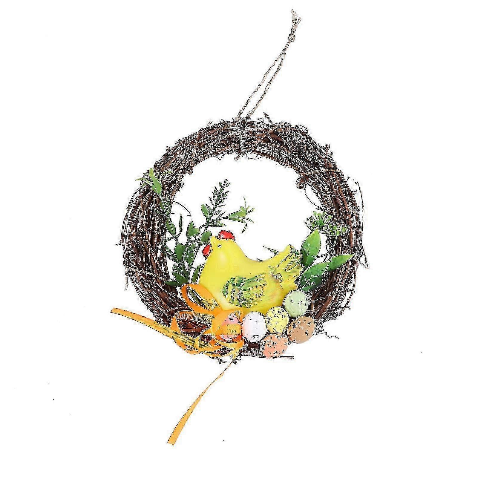 Chick Garland Decorative Easter Wreath Simulation Easter Garland (Random)