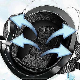Breathable Electric Bike Helmet for Unisex, Summer E-Bike Helmet with Transparent Short Lens for Comfort