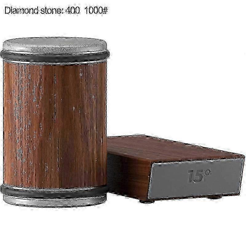 HORL 2 Walnut Rolling Knife Sharpener - German-Engineered Kitchen Sharpening Kit for Effortless Razor-Sharp Edges