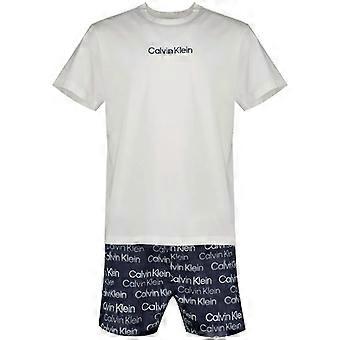 Calvin Klein Ropa Interior Lv00nm2906 Crew Poplin Boxer Set