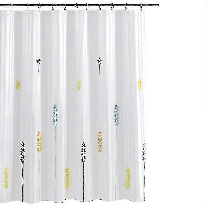 Minimalist Geometric Flora Curtain Set