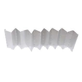 Camping Windshield Aluminum Alloy Windshield for Barbecue Supply 1Pcs Silver