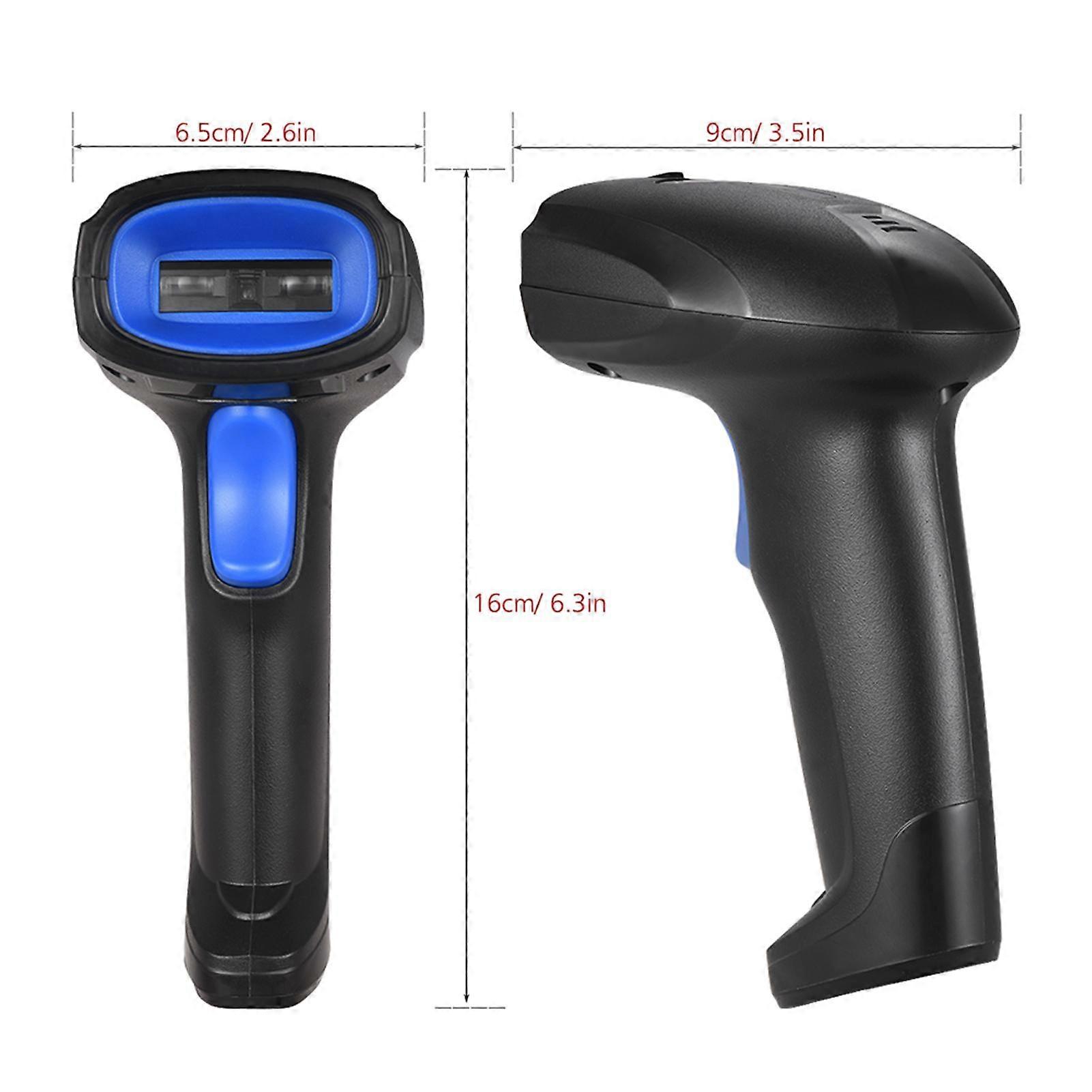 Handheld CCD Barcode Scanner Automatic USB Wired 1D Bar Code Scanner Reader for Mobile Payment Computer Screen Scan