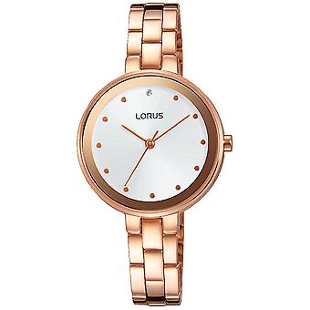 Lorus woman Quartz Analog Women Watch with Stainless Steel Bracelet Gold Plated RG260LX9